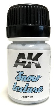 AK Snow Texture Effects Acrylic 35ml Bottle Hobby and Model Acrylic Paint #8088
