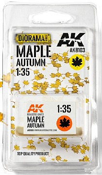 AK Maple Autumn Leaves Plastic Model Military Diorama #8103