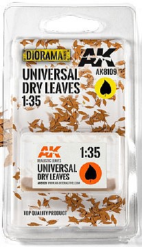 AK Universal Dry Leaves Plastic Model Military Diorama #8109