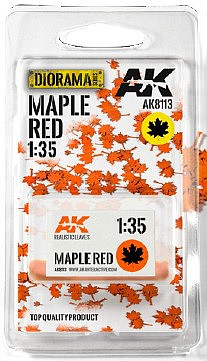 AK Maple Red Leaves Plastic Model Military Diorama #8113