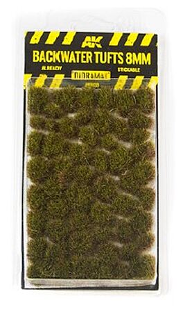 AK Diorama Series- Backwater Tufts 8mm (Self Adhesive) AK Diorama Series- Backwater Tufts 8mm (Self Adhesive)