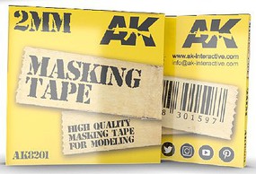 AK Masking Tape 2mm Hobby and Model Paint Supply #8201