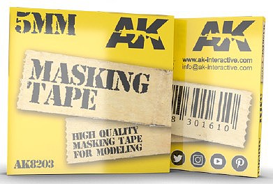 AK Masking Tape 5mm Hobby and Model Paint Supply #8203
