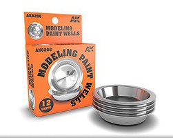 AK Aluminum Modeling Paint Wells (12) AK Aluminum Modeling Paint Wells (12)