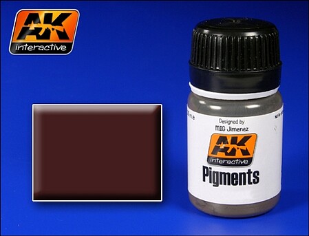 AK Track Rust Pigment 35ml Bottle Model Paint Pigment #85