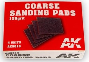 AK Coarse Sanding Pads 120 Grit (4) AK Coarse Sanding Pads 120 Grit (4)
