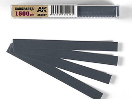 AK Wet Sandpaper Strips 1500 Grit (50) AK Wet Sandpaper Strips 1500 Grit (50)