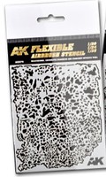 AK Flexible Airbrush Stencil (Multi Scale) Plastic Model Military Diorama #9079