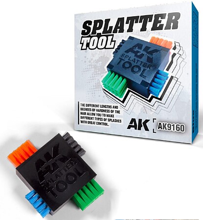 AK Splatter Tool Miscellaneous Detailing Item Kit #9160