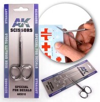 AK Scissors for Decals and paper Hobby and Model Cutting Hand Tool #9310