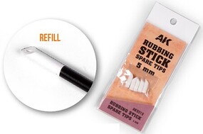 AK Rubbing Stick Spare Tips 5mm (5)