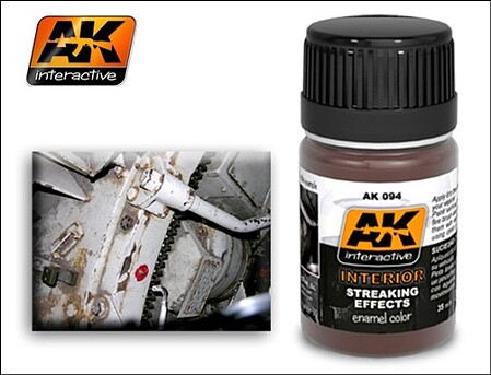 AK Interior Streaking Effects Enamel Paint 35ml Bottle Hobby and Model Enamel Paint #94