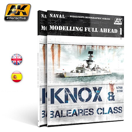AK Modelling Full Ahead 1 Knox & Baleares Class Book How To Model Book #98