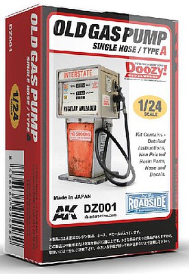 AK 1/24 Doozy Series- Interstate Old-Type Gas Pump w/Single Hose (Resin)