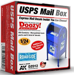 AK 1/24 Doozy Series- USPS Mail Box (Resin)