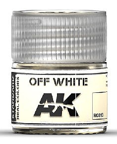 AK Off White Acrylic Lacquer 10ml Bottle Hobby and Model Paint #rc13