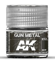 AK Real Colors- Gun Metal Acrylic Lacquer Paint 10ml Bottle AK Real Colors- Gun Metal Acrylic Lacquer Paint 10ml Bottle