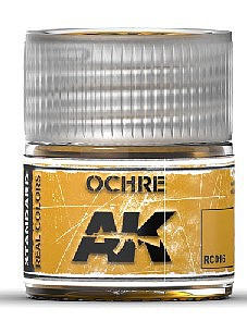 AK Ochre Acrylic Lacquer Paint 10ml Bottle Hobby and Model Paint #rc16