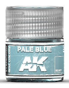 AK Pale Blue Acrylic Lacquer Paint 10ml Bottle Hobby and Model Paint #rc17