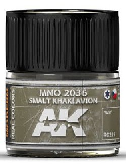 AK MNO 2036 Smalt Khaki Avion Acrylic Lacquer Paint 10ml Bottle Hobby and Model Paint #rc219