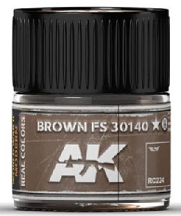 AK Brown FS30140 Acrylic Lacquer Paint 10ml Bottle Hobby and Model Paint #rc224