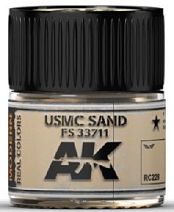 AK USMC Sand FS33711 Acrylic Lacquer Paint 10ml Bottle Hobby and Model Paint #rc228