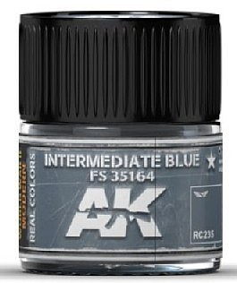 AK Intermediate Blue FS35164 Acrylic Lacquer Paint 10ml Bottle Hobby and Model Paint #rc235