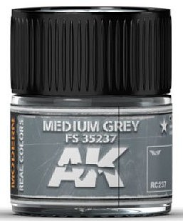 AK Medium Grey FS35237 Acrylic Lacquer Paint 10ml Bottle Hobby and Model Paint #rc237
