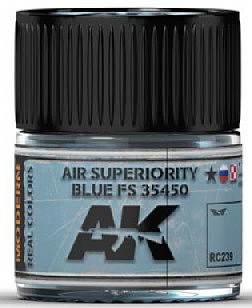 AK Air Superiority Blue FS35450 Acrylic Lacquer Paint 10ml Bottle Hobby and Model Paint #rc239