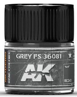AK Grey FS36081 Acrylic Lacquer Paint 10ml Bottle Hobby and Model Paint #rc243