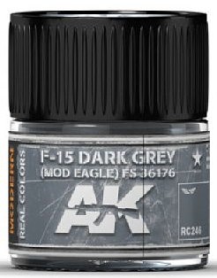 AK F15 Dark Grey (Mod Eagle) FS36176 Acrylic Lacquer Paint 10ml Hobby and Model Paint #rc246