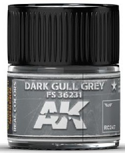 AK Dark Gull Grey FS36231 Acrylic Lacquer Paint 10ml Bottle Hobby and Model Paint #rc247