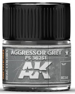AK Aggressor Grey FS36251 Acrylic Lacquer Paint 10ml Bottle Hobby and Model Paint #rc248