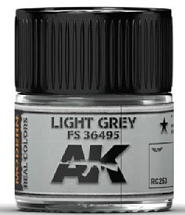AK Light Grey FS36495 Acrylic Lacquer Paint 10ml Bottle Hobby and Model Paint #rc253