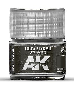 AK Olive Drab FS34087 Acrylic Lacquer Paint 10ml Bottle Hobby and Model Paint #rc26