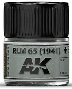 AK Real Colors- RLM65 (1941) Hobby and Model Acrylic Lacquer Paint 10ml Bottle #rc272
