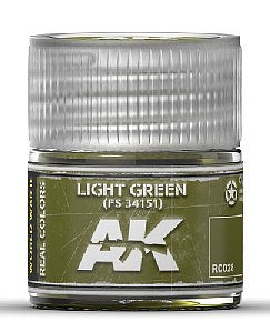 AK Light Green FS34151 Acrylic Lacquer Paint 10ml Bottle Hobby and Model Paint #rc28