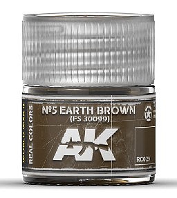 AK N5 Earth Brown FS30099 Acrylic Lacquer Paint 10ml Bottle Hobby and Model Paint #rc29
