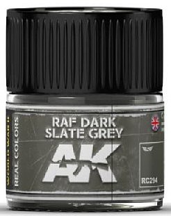 AK .RAF Dark Slate Grey Acrylic Lacquer Paint 10ml Bottle Hobby and Model Paint #rc294