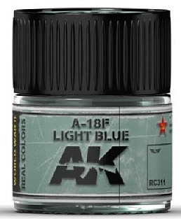 AK A18F Light Grey-Blue Acrylic Lacquer Paint 10ml Bottle Hobby and Model Paint #rc311