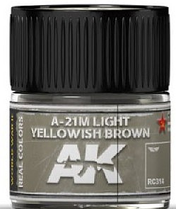 AK A2M Light Yellowish Brown Acrylic Lacquer Paint 10ml Bottle Hobby and Model Paint #rc314