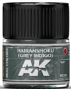 AK Hairyokushoku (Grey Indigo) Acrylic Lacquer Paint 10ml Bottle Hobby and Model Paint #rc329