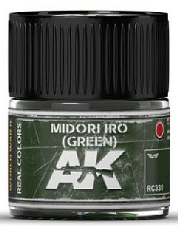 AK Midori Iro (Green) Acrylic Lacquer Paint 10ml Bottle Hobby and Model Paint #rc331
