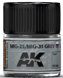 AK MiG25/MiG31 Grey Acrylic Lacquer Paint 10ml Bottle Hobby and Model Paint #rc336