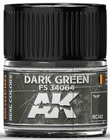 AK Dark Green FS34064 Acrylic Lacquer Paint 10ml Bottle Hobby and Model paint #rc342
