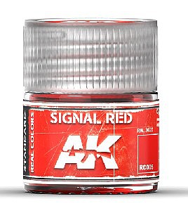 AK Signal Red Acrylic Lacquer Paint 10ml Bottle Hobby and Model Paint #rc5