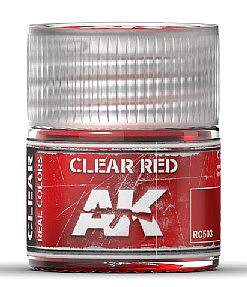 AK Clear Red Acrylic Lacquer Paint 10ml Bottle Hobby and Model Lacquer Paint #rc503