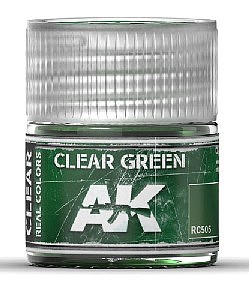 AK Clear Green Acrylic Lacquer Paint 10ml Bottle Hobby and Model Paint #rc505