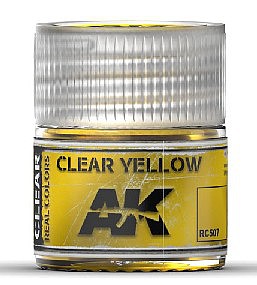 AK Clear Yellow Acrylic Lacquer Paint 10ml Bottle Hobby and Model Paint #rc507