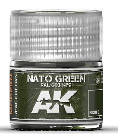 AK NATO Green RAL6031 F9 Acrylic Lacquer Paint 10ml Bottle Hobby and Model Paint #rc80